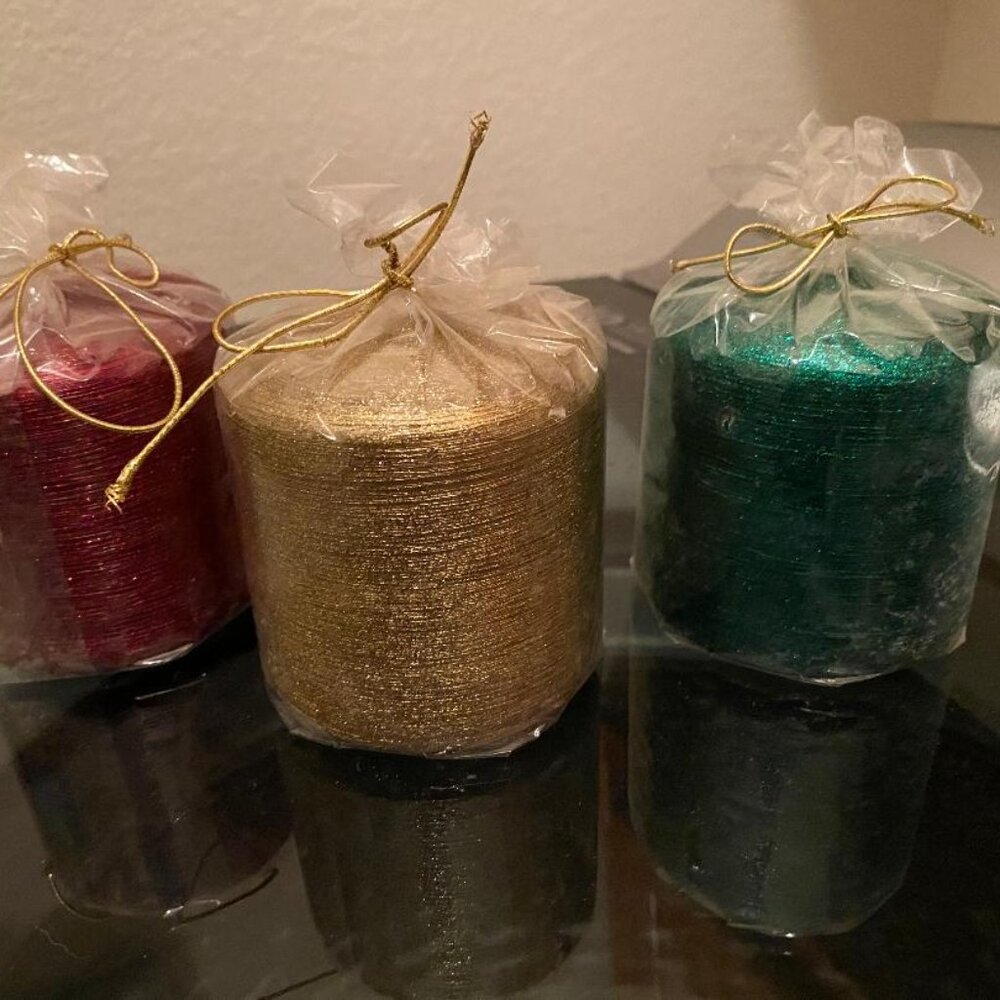 Holiday Pillar Candles